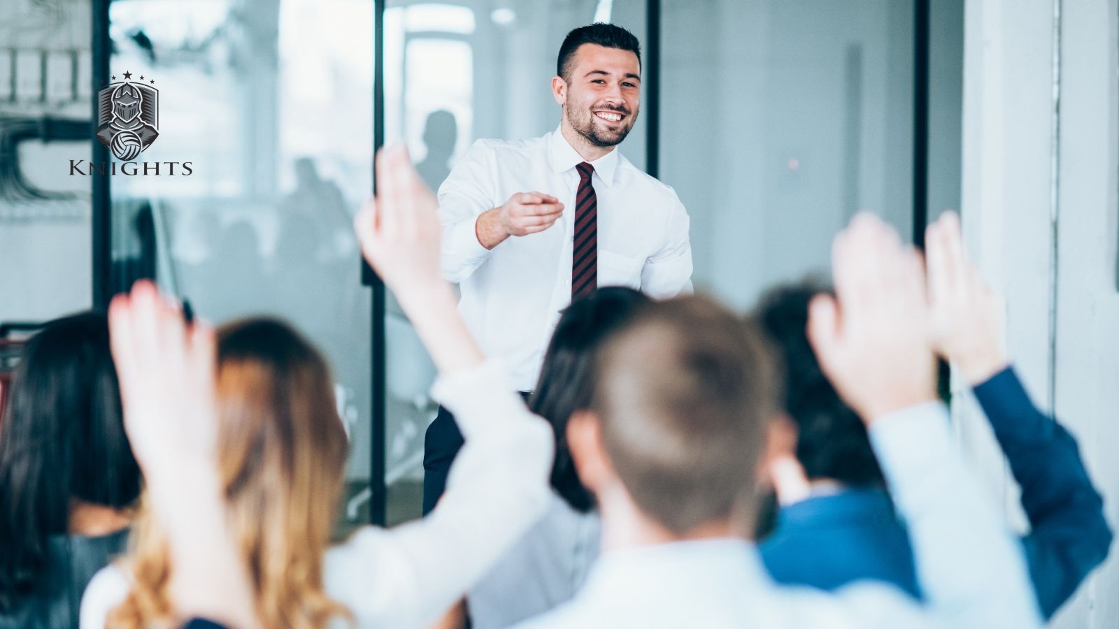 Security training classroom with learners